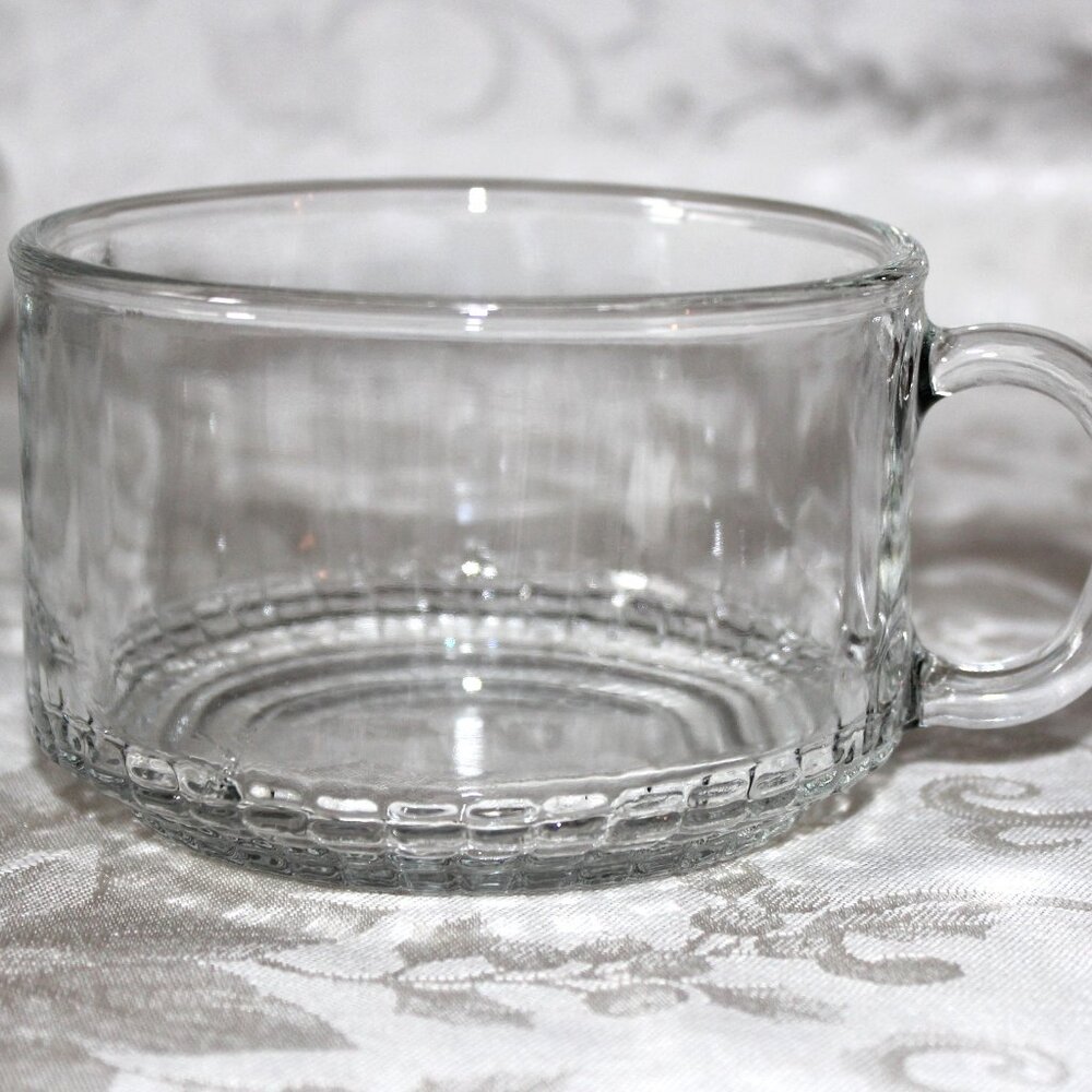 Pair of Soup Mugs | KIG Malaysia Clear Tempered Glass